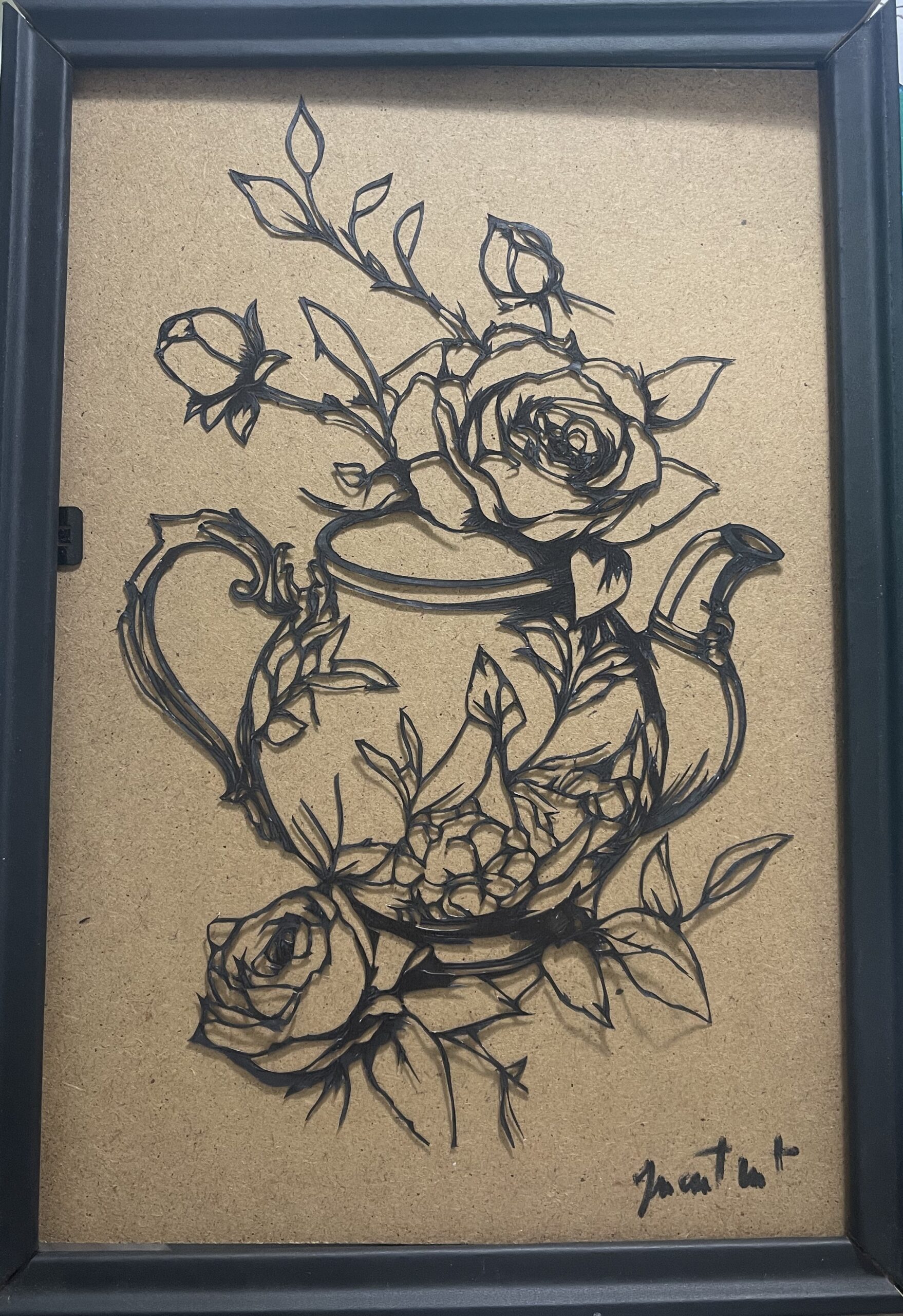Roses en infusion